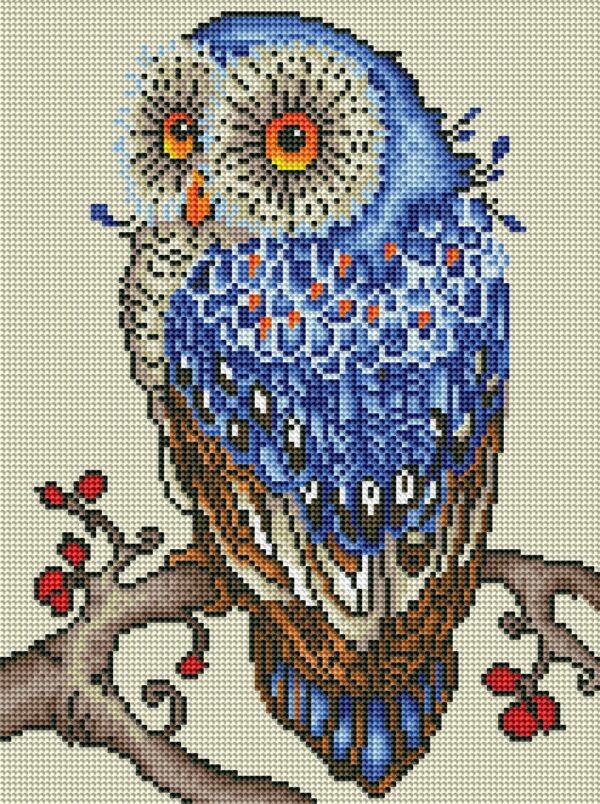 Diamond painting Gufo - immagine 2