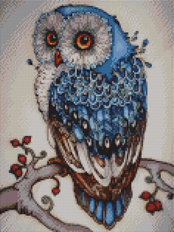 Diamond painting il gufo - immagine 2