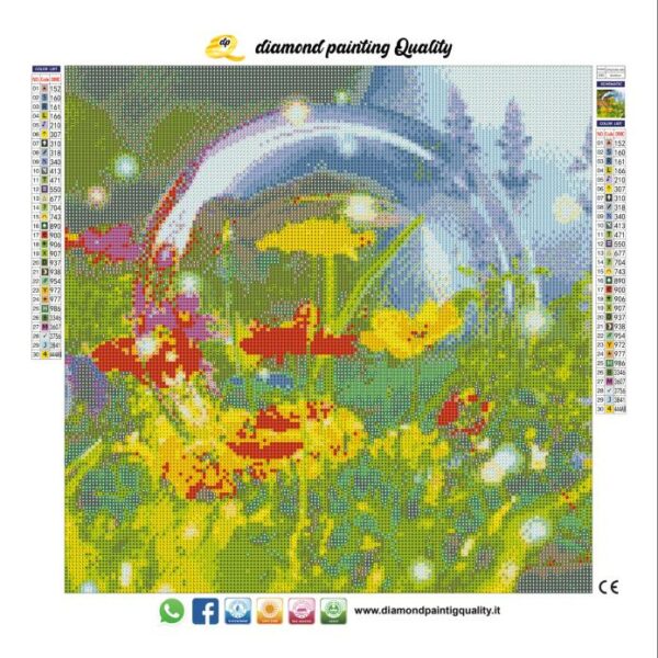 Diamond painting Bolla fiorita - immagine 3