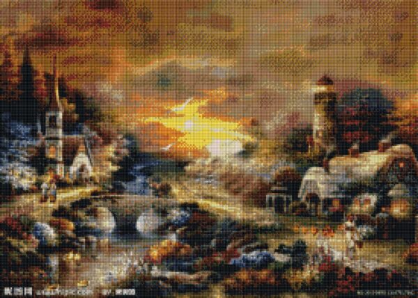 Diamond painting Valle incantata - immagine 2