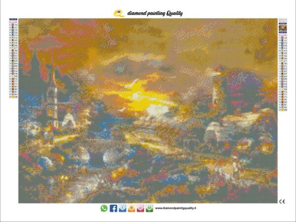 Diamond painting Valle incantata - immagine 3