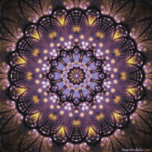 Diamond painting Mandala purple - immagine 2