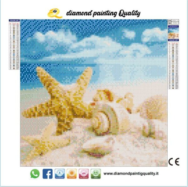 Diamond painting Conchiglie - immagine 3