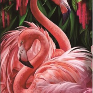 diamond painting fenicotteri rosa