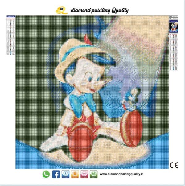 Diamond painting Pinocchio - immagine 3