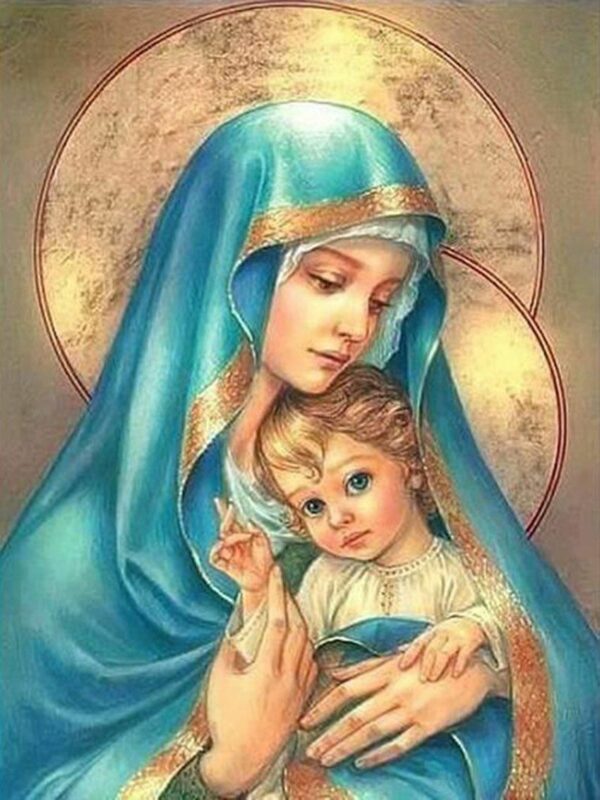 diamond painting madonna celeste