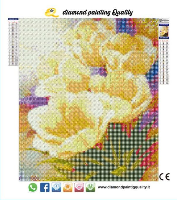 Diamond painting Yellow Tulips - immagine 3