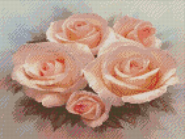 Diamond painting Rose Rosa - immagine 2