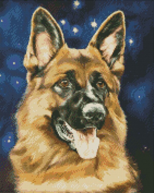 Diamond painting Pastore Tedesco - immagine 2