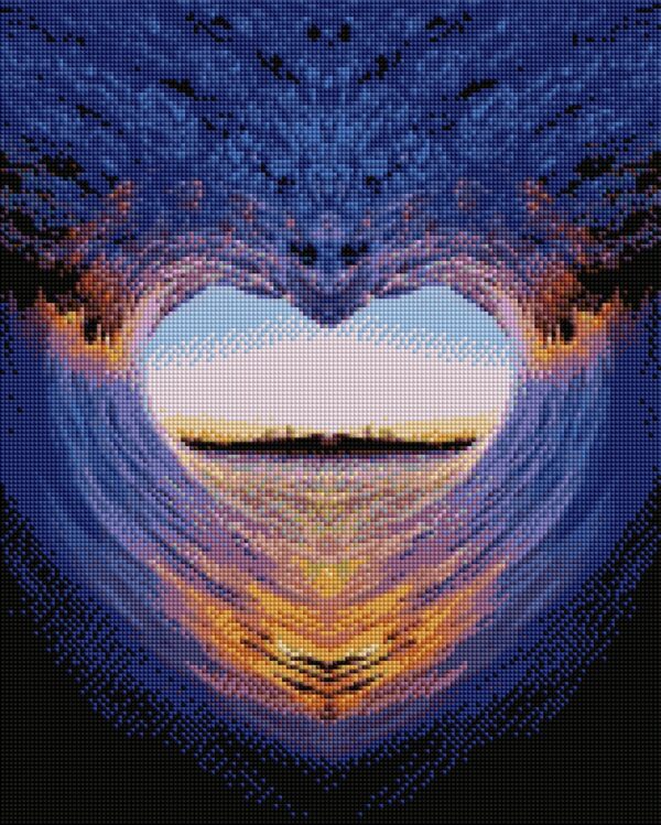 Diamond painting Heart Wave - immagine 2