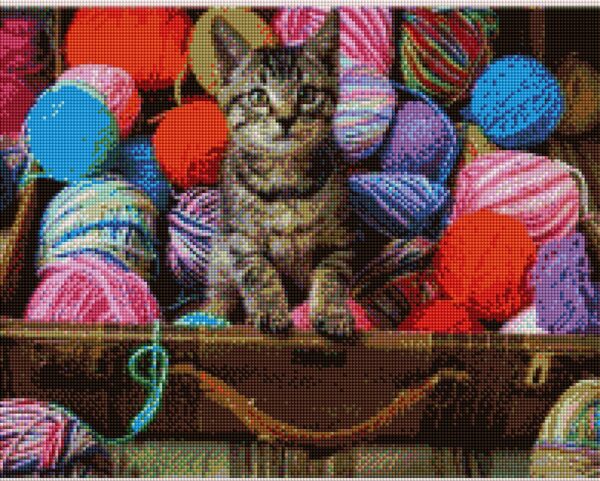 Diamond painting Gatto Creativo - immagine 2