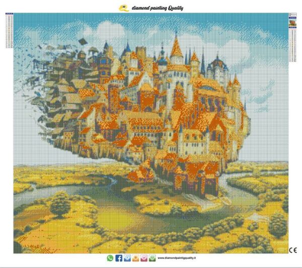 Diamond painting Illusion Town - immagine 3