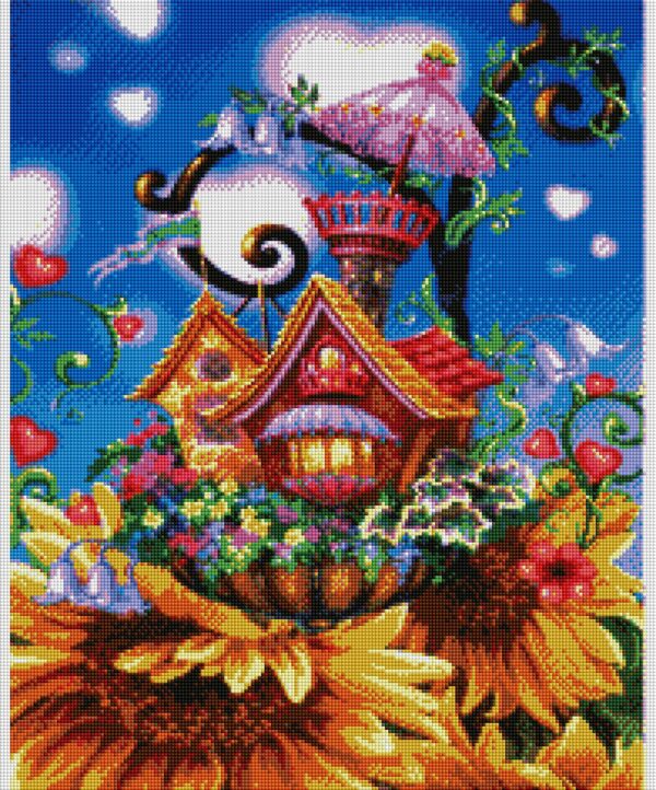 Diamond painting Sunflowers House - immagine 2