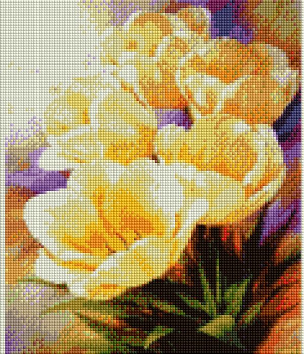 Diamond painting Yellow Tulips - immagine 2