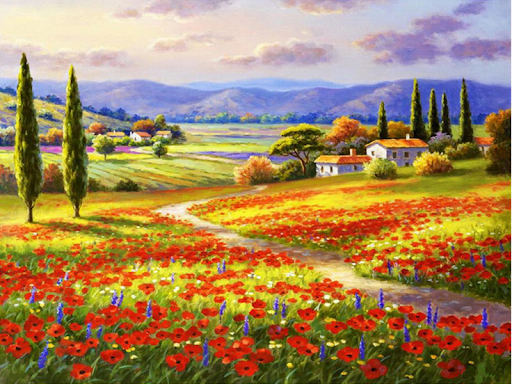 Diamond painting Paesaggio Estivo - Diamond Painting Quality