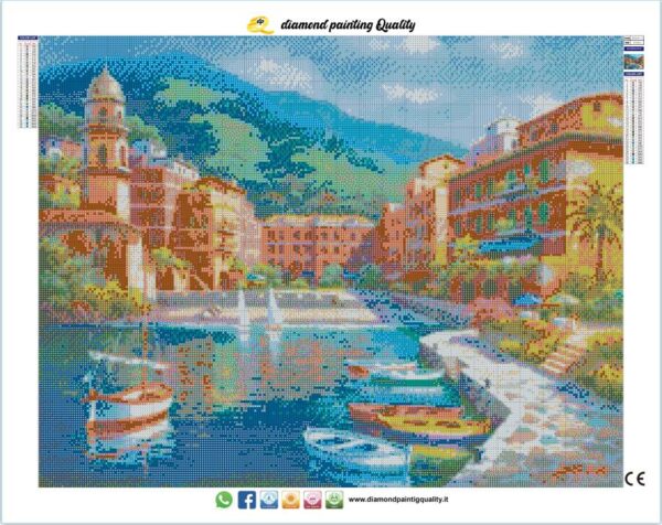 Diamond painting Borgo Marinaro - immagine 3
