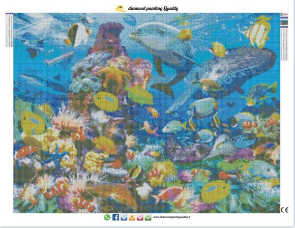 Diamond painting Vita Sottomarina - immagine 3