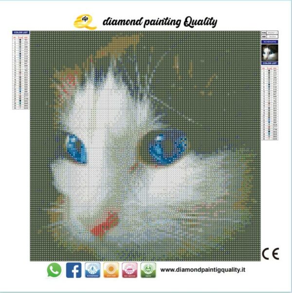 Diamond painting The Cat - immagine 3