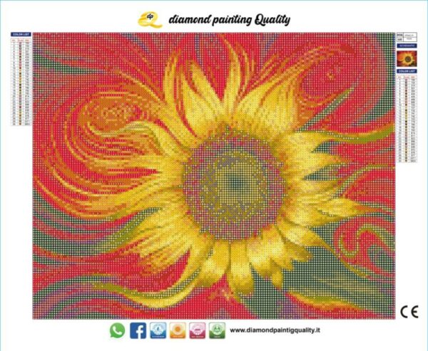 Diamond painting Girasole - immagine 3
