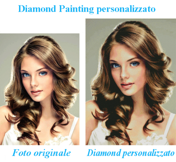 diamond painting personalizzato