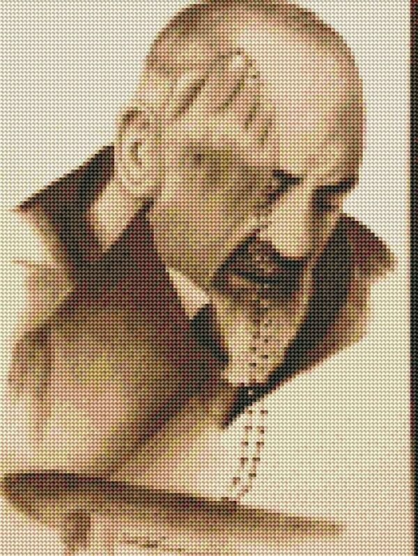 Diamond painting Padre Pio - immagine 2