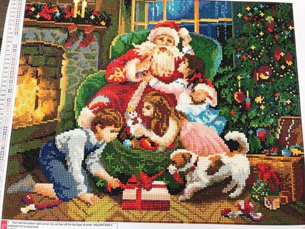 Diamond painting Felice Natale - immagine 2