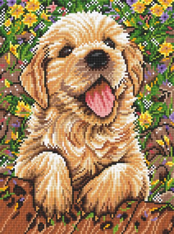 Diamond painting Happy Dog - immagine 2