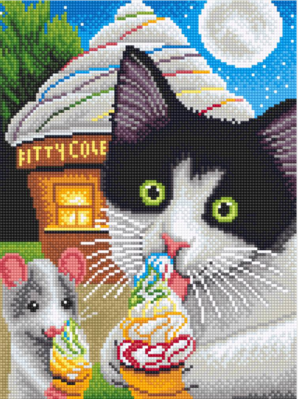 Diamond painting Amici golosi - immagine 2