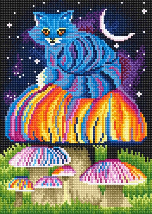 Diamond painting Fantasy Cat - immagine 2