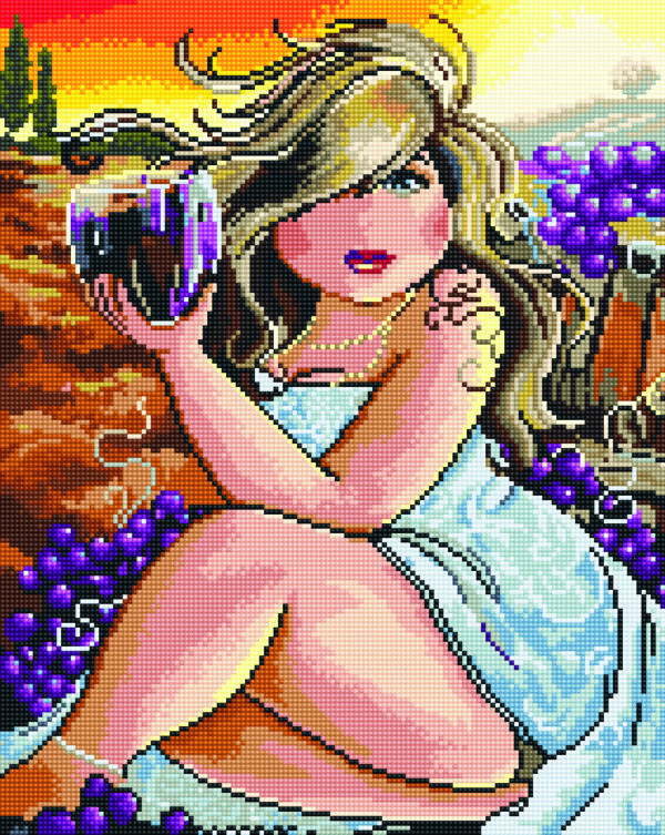 Diamond painting Wine Lady - immagine 2
