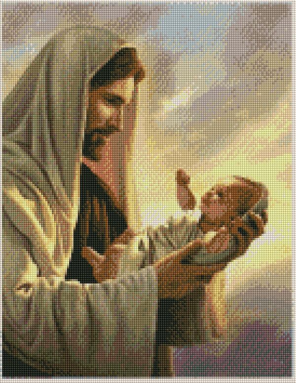 Diamond painting blessed jesus - immagine 2