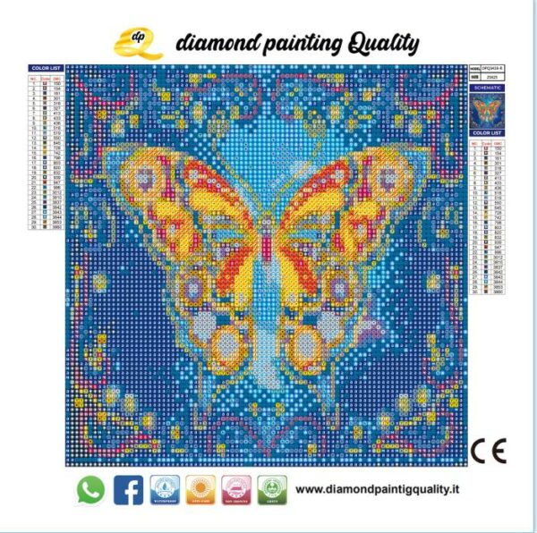 Diamond Painting Farfalla Fantasy - immagine 3