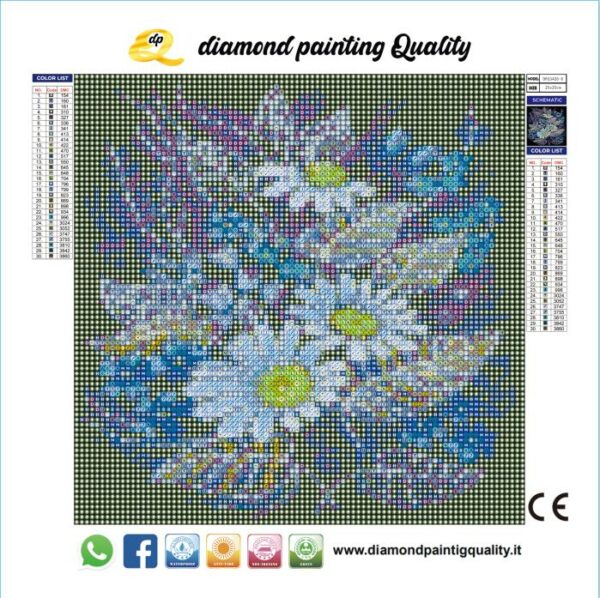 Diamond Painting Fiori Fantasy - immagine 3