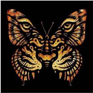 diamond painting butterfly tiger