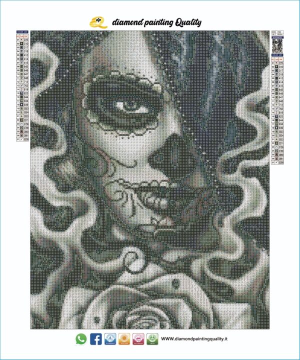 Diamond painting Dark Lady - immagine 3