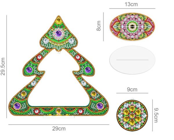 Diamond Painting Albero Multicolor - immagine 2