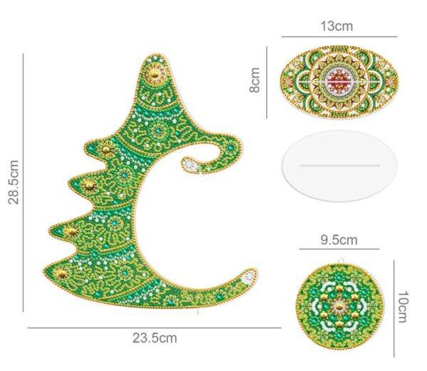 Diamond Painting Albero Verde - immagine 2