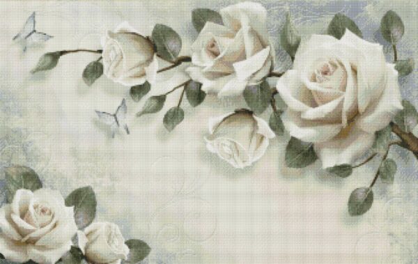 Diamond painting Romantic Roses - immagine 2