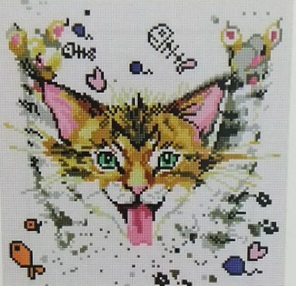Diamond Painting Gatto Felice