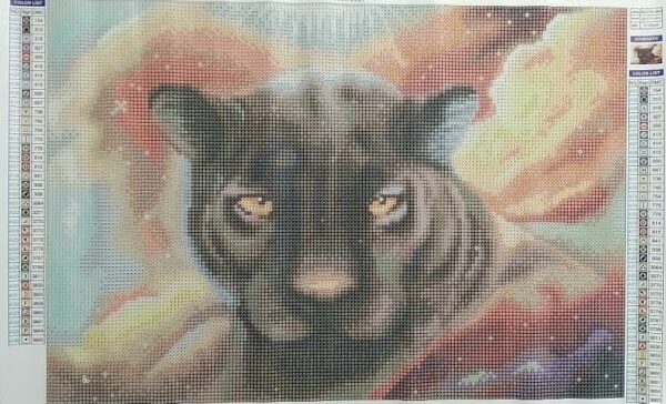 Diamond Painting Pantera Nera - immagine 2