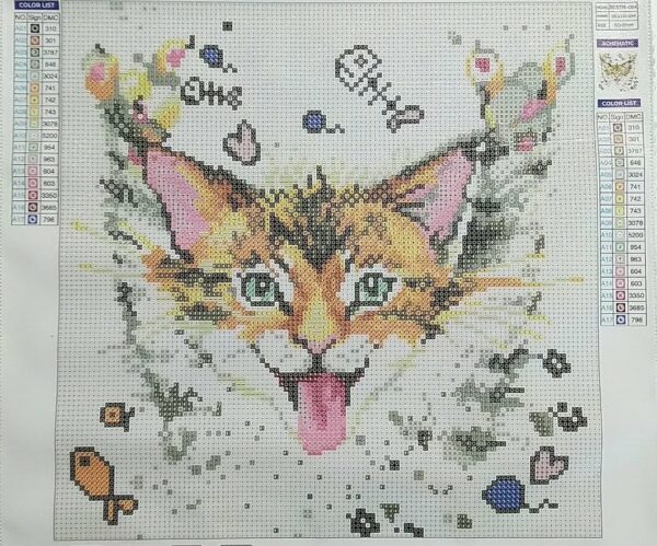 Diamond Painting Gatto Felice - immagine 2