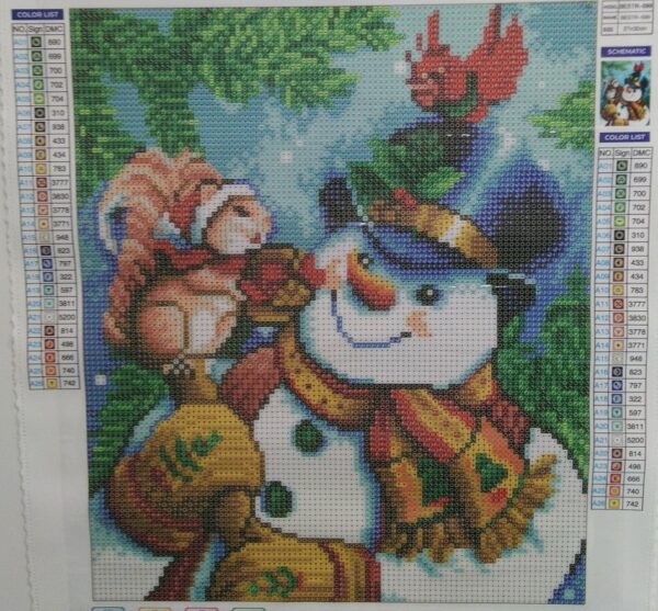 Diamond Painting Christmas Friends - immagine 2