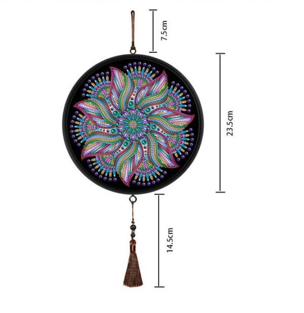 Diamond Painting Mandala Pinwheel - immagine 2