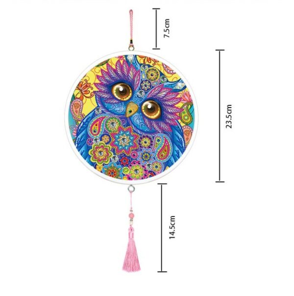 Diamond Painting Gufo Crystal - immagine 2