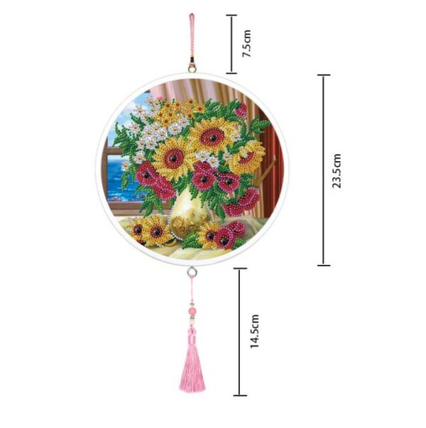 Diamond Painting Crystal Flowers - immagine 2