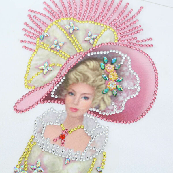 Diamond Painting Dama Rosa - immagine 3