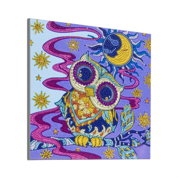 Diamond Painting Gufo Crystal 2