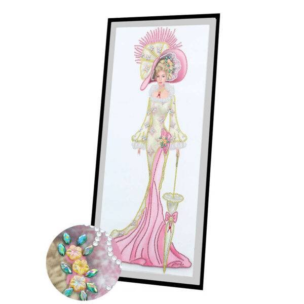Diamond Painting Dama Rosa