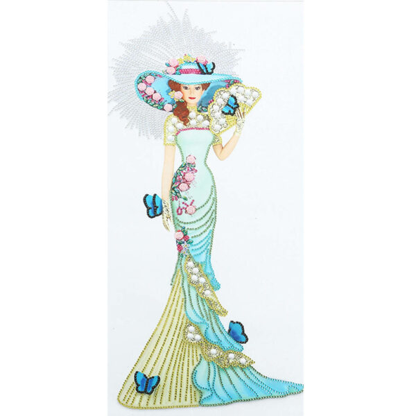 Diamond Painting Dama Azzurra - immagine 2