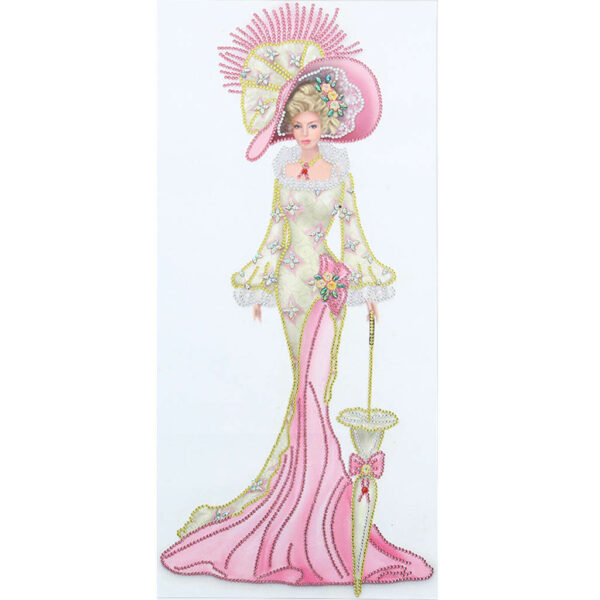 Diamond Painting Dama Rosa - immagine 2